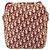 Borsa a tracolla Christian Dior Trotter Canvas PVC Rosso Argento Auth 185951 - vista 2