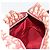 Borsa a tracolla Christian Dior Trotter Canvas PVC Rosso Argento Auth 185951 - vista 21