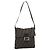 Borsa a Spalla FENDI Zucca Canvas Nero Marrone Auth 186892V