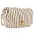 CHANEL Chain Matelasse Schultertasche Canvas Grau Gold CC Authentisch 182717 Braun Golden