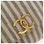 CHANEL Chain Matelasse Schultertasche Canvas Grau Gold CC Authentisch 182717 Braun Golden - Ansicht 19