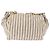 CHANEL Chain Matelasse Schultertasche Canvas Grau Gold CC Authentisch 182717 Braun Golden - Ansicht 2