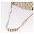 CHANEL Chain Matelasse Schultertasche Canvas Grau Gold CC Authentisch 182717 Braun Golden - Ansicht 8