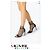 Rene Caovilla Stivaletti Peep-Toe in Mesh e Cristalli Neri Nero - vista 12