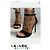 Rene Caovilla Stivaletti Peep-Toe in Mesh e Cristalli Neri Nero - vista 15