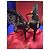 Rene Caovilla Stivaletti Peep-Toe in Mesh e Cristalli Neri Nero - vista 7