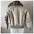 Autre Marque Invicta Chaqueta Acolchada Beige con Cuello de Pelo - vista 2