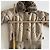 Autre Marque Invicta Chaqueta Acolchada Beige con Cuello de Pelo - vista 8