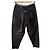 Autre Marque Marithé François Girbaud Pantalones de algodón plisado negros