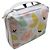 Autre Marque Beauty case Clarins con stampa floreale Rosa Bianco Giallo Verde chiaro