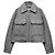 Zara kurze graue Wolljacke