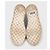 Baskets en textile blanc Chanel avec bout contrasté Taille 36 Occasion - vue 5