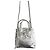 Repetto Borsa Arabesque GM Pelle Argentata Argento