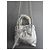 Repetto Borsa Arabesque GM Pelle Argentata Argento - vista 14