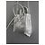 Repetto Borsa Arabesque GM Pelle Argentata Argento - vista 7