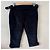 Marella Sport Samt-Cropped-Hose Schwarz - Ansicht 2