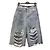 Autre Marque Natasha Zinko Distressed Denim Shorts Blau
