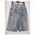 Autre Marque Natasha Zinko Distressed Denim Shorts Blau - Ansicht 3