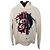 Diesel Sweat à Capuche Graphique Blanc Multicolore