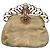 Autre Marque Butler & Wilson Clutch con Perline e Cornice a Tiara di Cristallo Multicolore D'oro