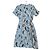 Autre Marque Marie Sixtine Sommerkleid mit Paisley-Print Weiß Mehrfarben