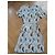 Autre Marque Marie Sixtine Sommerkleid mit Paisley-Print Weiß Mehrfarben - Ansicht 3