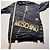 Moschino Teen Hoodie Leder-Optik Schwarz Grau - Ansicht 8