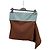 Fendi Top Senza Spalline Colorblock Marrone Rosso Blu chiaro