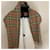 Burberry Sciarpa in lana Nova Check Nero Rosso Beige - vista 2