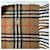 Burberry Sciarpa in lana Nova Check Nero Rosso Beige - vista 3