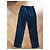 Pantalones Ekyog de viscosa azul marino Azul oscuro - vista 3