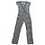 Combinaison pantalon IKKS Women imprimé feuillage noir et blanc