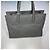 Prada Borsa Tote in Pelle Saffiano Grigio - vista 16