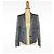 Blazer The Kooples estampado cocodrilo Negro Blanco - vista 4
