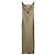 Autre Marque SNDYS Everyday Geripptes Maxi-Kleid mit Cut-Out - Beige
