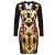 Vestido Just Cavalli estampado de mariposas y estrellas Negro Multicolor Dorado - vista 9