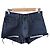 Short jeans Levi's 501 com laços xadrez Vermelho Verde Azul escuro