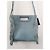 Maje Borsa a tracolla M in pelle blu con frange - vista 12