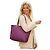 Gucci Borsa Tote in Tela Monogram GG e Pelle - Viola Porpora