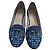 Autre Marque Parcours Paris Ballerine in pelle blu con borchie a stelle