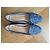 Autre Marque Parcours Paris Ballerine in pelle blu con borchie a stelle - vista 3