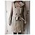 Comptoir Des Cotonniers Gabardina beige de algodón - vista 6