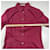 Camisa Prada de algodón burdeos  - vista 5