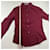 Camisa Prada de algodón burdeos  - vista 6