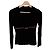 Gucci Top maniche lunghe banda Web - Nero