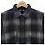 Autre Marque Camicia a quadri Minedenim Marrone Nero - vista 5