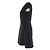 Autre Marque YOKO CHAN YCD-124-918 Kleid Schwarz - Ansicht 2