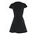 Autre Marque YOKO CHAN YCD-124-918 Kleid Schwarz - Ansicht 3