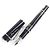 Montblanc Jonathan Swift Dreiteiliges Füllfederhalter-Set Schwarz Silber - Ansicht 5