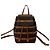 Céline Zaino con coulisse CELINE Vintage Macadam Blazon Triomphe Pattern in pelle Marrone